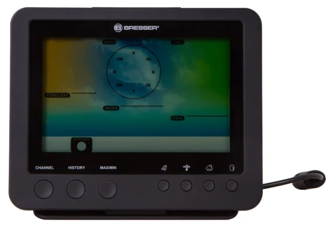 Метеостанция Bresser 5-в-1 Wi-Fi с цветным дисплеем Метеостанция Bresser 5-в-1 Wi-Fi с цветным дисплеем