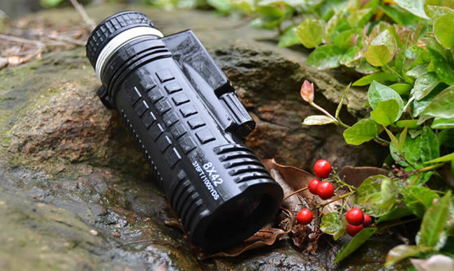 Монокуляр SVBONY 8x42 с дальномером и компасом (SV42) Монокуляр SVBONY 8x42 с дальномером и компасом (SV42)