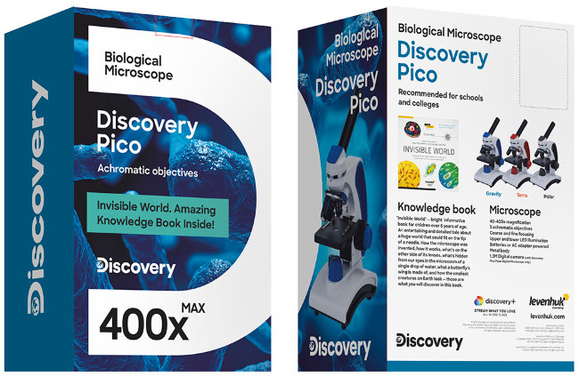 Микроскоп Discovery Pico Terra с книгой Микроскоп Discovery Pico Terra с книгой