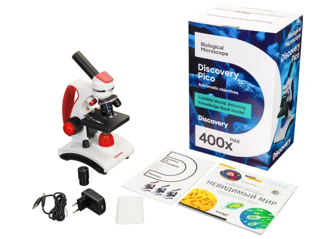 Микроскоп Discovery Pico Terra с книгой
