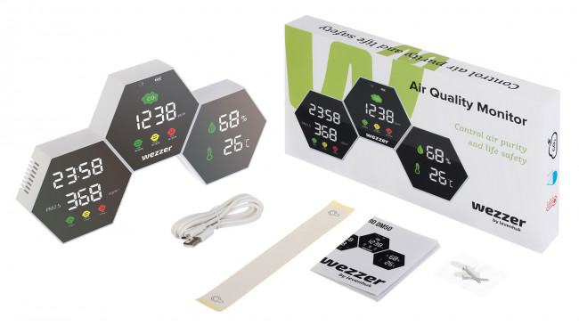 Монитор качества воздуха Levenhuk Wezzer Air PRO DM50 Монитор качества воздуха Levenhuk Wezzer Air PRO DM50