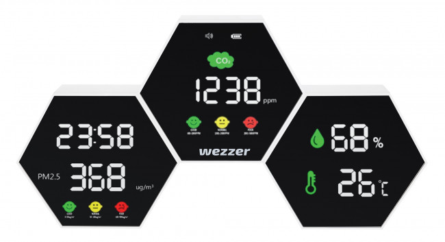 Монитор качества воздуха Levenhuk Wezzer Air PRO DM50 Монитор качества воздуха Levenhuk Wezzer Air PRO DM50