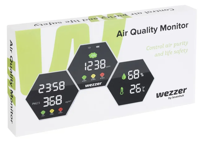 Монитор качества воздуха Levenhuk Wezzer Air PRO DM50 Монитор качества воздуха Levenhuk Wezzer Air PRO DM50