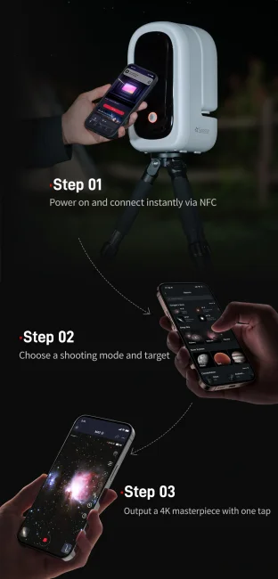 Смарт-телескоп ZWO Seestar S50 Pro