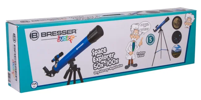 Телескоп Bresser Junior Space Explorer 45/600 AZ, синий Телескоп Bresser Junior Space Explorer 45/600 AZ, синий