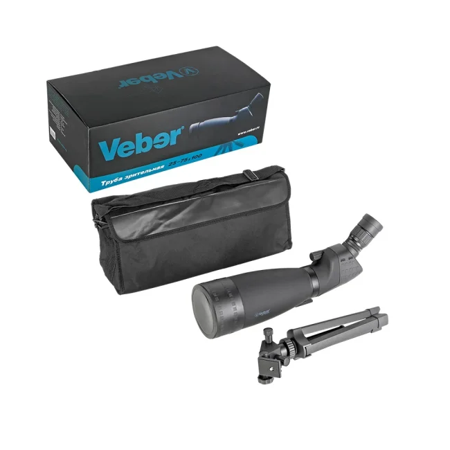 Зрительная труба Veber 25-75x100 Зрительная труба Veber 25-75x100