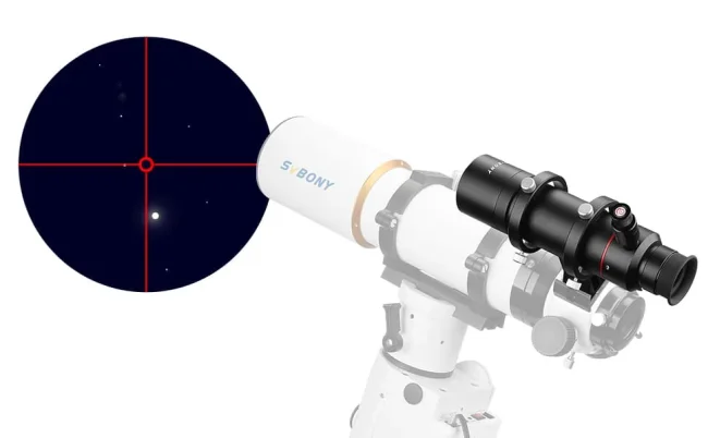 Искатель SVBONY 8x50 с подсветкой и креплением Искатель SVBONY 8x50 с подсветкой и креплением