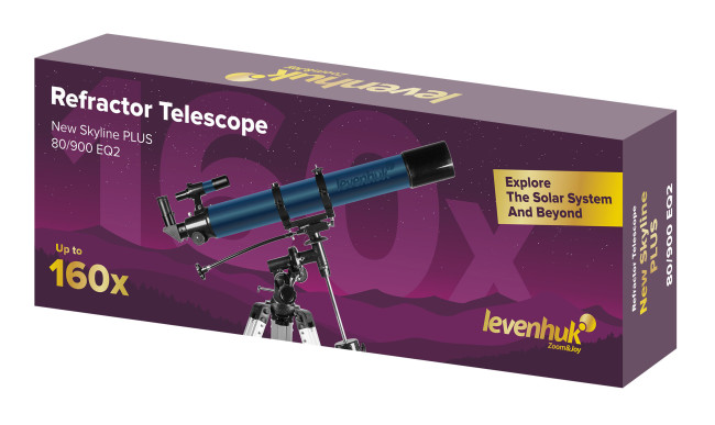 Телескоп Levenhuk New Skyline PLUS 80/900 EQ2 Телескоп Levenhuk New Skyline PLUS 80/900 EQ2