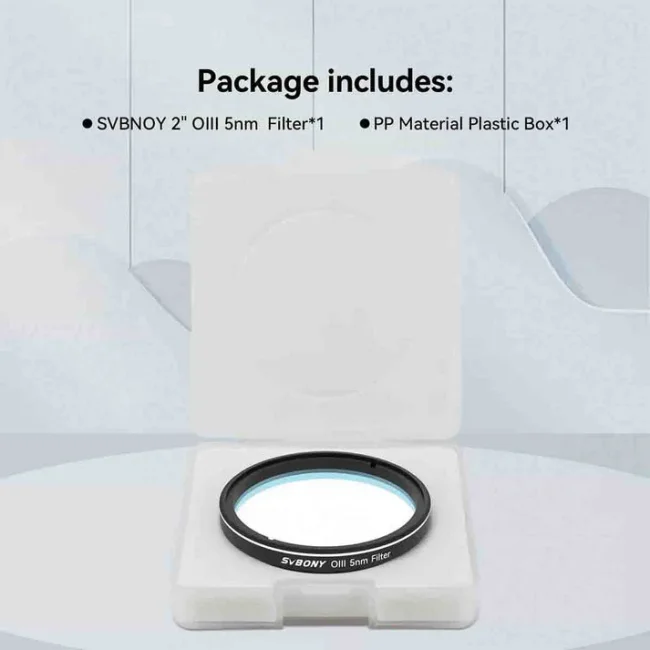 Фильтр SVBONY OIII 5nm, 2"