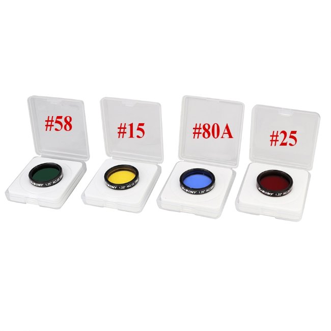 Комплект фильтров SVBONY LRGB, 1,25" Комплект фильтров SVBONY LRGB, 1,25"