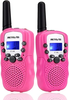 Рация Retevis Walkie-Talkie RT388 пара (розовая)