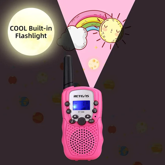 Рация Retevis Walkie-Talkie RT388 пара (розовая) Рация Retevis Walkie-Talkie RT388 пара (розовая)