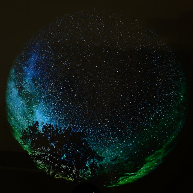 Диск "Green Starry Night" для планетариев HomeStar