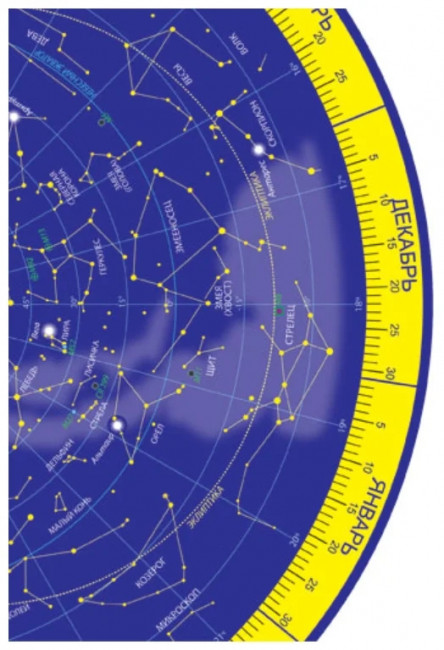 Подвижная карта звёздного неба "Планисфера"