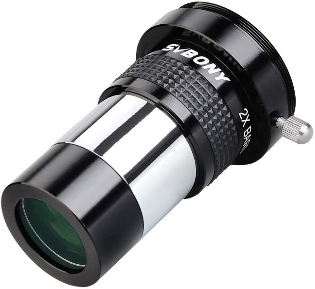 Линза Барлоу SVBONY 2х, 1,25", SV137 (с Т-адаптером) Линза Барлоу SVBONY 2х, 1,25", SV137 (с Т-адаптером)