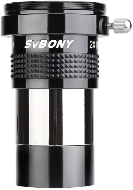Линза Барлоу SVBONY 2х, 1,25", SV137 (с Т-адаптером) Линза Барлоу SVBONY 2х, 1,25", SV137 (с Т-адаптером)