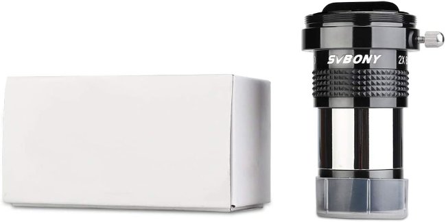 Линза Барлоу SVBONY 2х, 1,25", SV137 (с Т-адаптером) Линза Барлоу SVBONY 2х, 1,25", SV137 (с Т-адаптером)