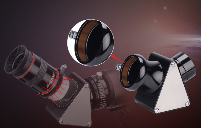 Диагональная призма SVBONY 45° W9107A, 1,25'' Диагональная призма SVBONY 45° W9107A, 1,25''