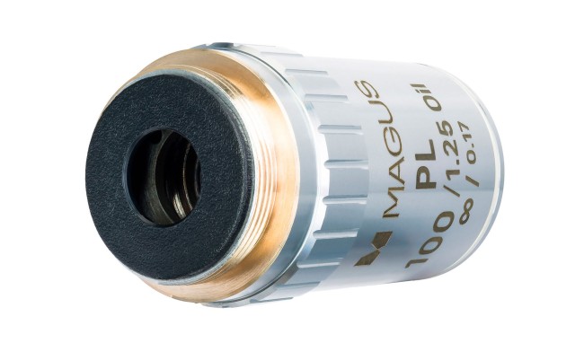 Объектив MAGUS SF100 OIL 100х/1,25 ми Plan Pol ∞/0,17 Объектив MAGUS SF100 OIL 100х/1,25 ми Plan Pol ∞/0,17