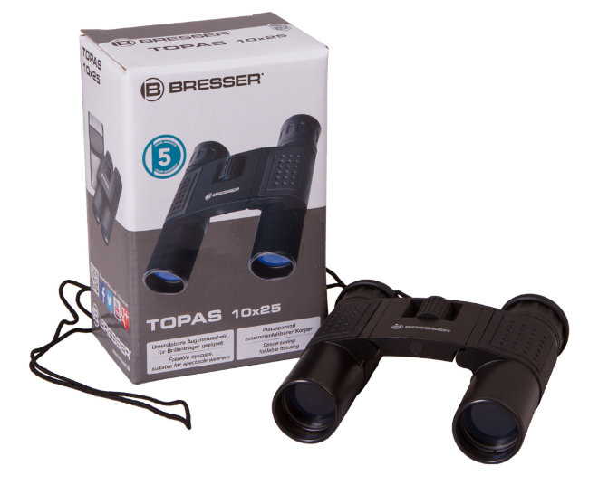 Бинокль Bresser Topas 10x25 Black