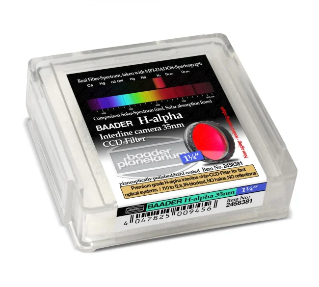 Фильтр Baader Planetarium H-Alpha Filter 35nm, 1,25" Фильтр Baader Planetarium H-Alpha Filter 35nm, 1,25"