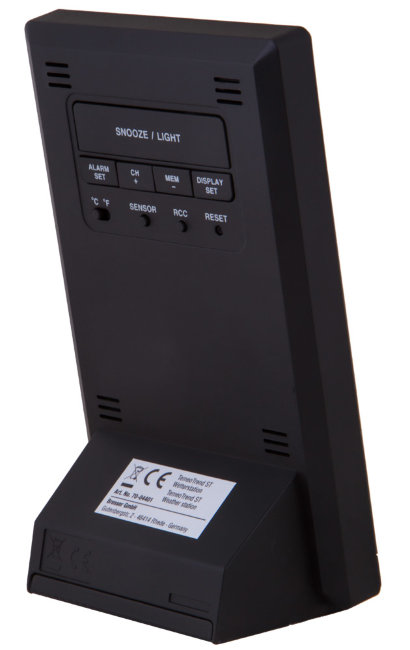 Метеостанция Bresser TemeoTrend ST с радиоуправлением, черная Метеостанция Bresser TemeoTrend ST с радиоуправлением, черная