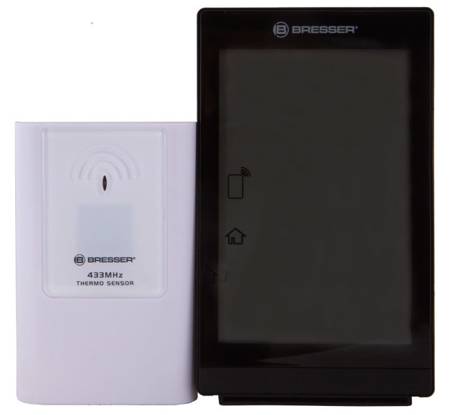 Метеостанция Bresser TemeoTrend ST с радиоуправлением, черная Метеостанция Bresser TemeoTrend ST с радиоуправлением, черная