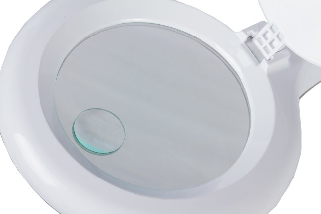 Лупа настольная Bresser 2х/4x, 100 мм, с подсветкой