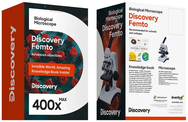 Микроскоп цифровой Discovery Femto Polar с книгой Микроскоп цифровой Discovery Femto Polar с книгой