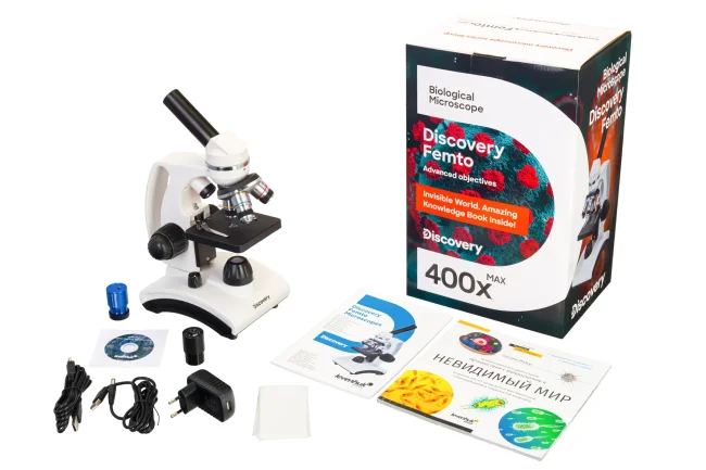 Микроскоп цифровой Discovery Femto Polar с книгой Микроскоп цифровой Discovery Femto Polar с книгой