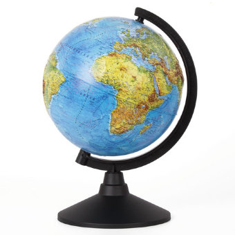 Глoбус физический рельефный «Классик», диаметр 210 мм