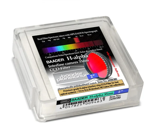 Фильтр Baader Planetarium H-Alpha Filter 35nm, 2" Фильтр Baader Planetarium H-Alpha Filter 35nm, 2"