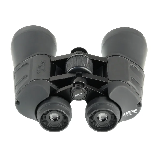 Бинокль Veber Classic БПШЦ 15x50 VRWA широкоугольный, серый