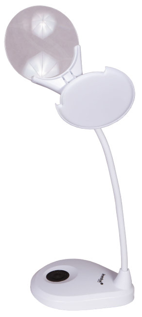 Лупа-лампа Levenhuk Zeno Lamp ZL13, белая Лупа-лампа Levenhuk Zeno Lamp ZL13, белая