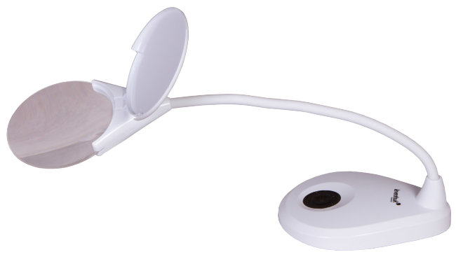 Лупа-лампа Levenhuk Zeno Lamp ZL13, белая Лупа-лампа Levenhuk Zeno Lamp ZL13, белая