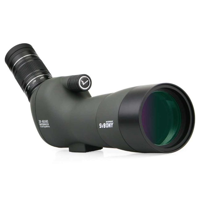 Зрительная труба SVBONY 20-60х60 с призмой 45 гр., на штативе