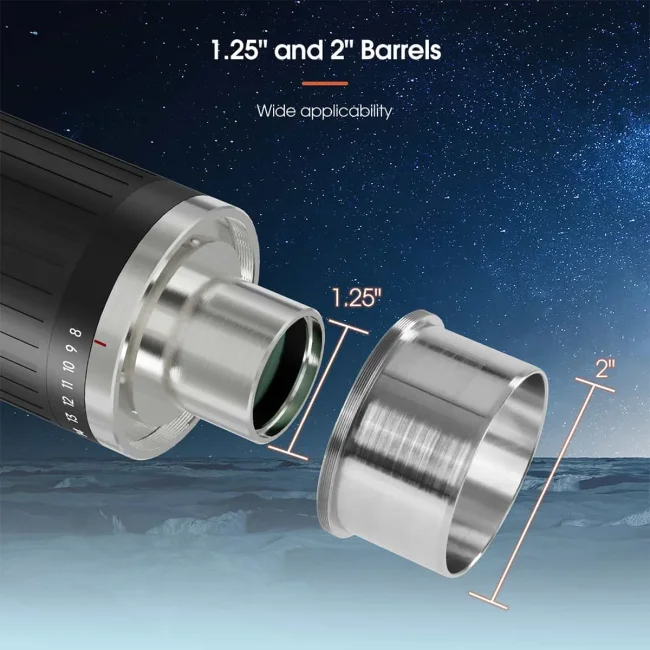 Окуляр-зум широкоугольный SVBONY 8-20 мм 57°-72°, 1,25" 2" Окуляр-зум широкоугольный SVBONY 8-20 мм 57°-72°, 1,25" 2"