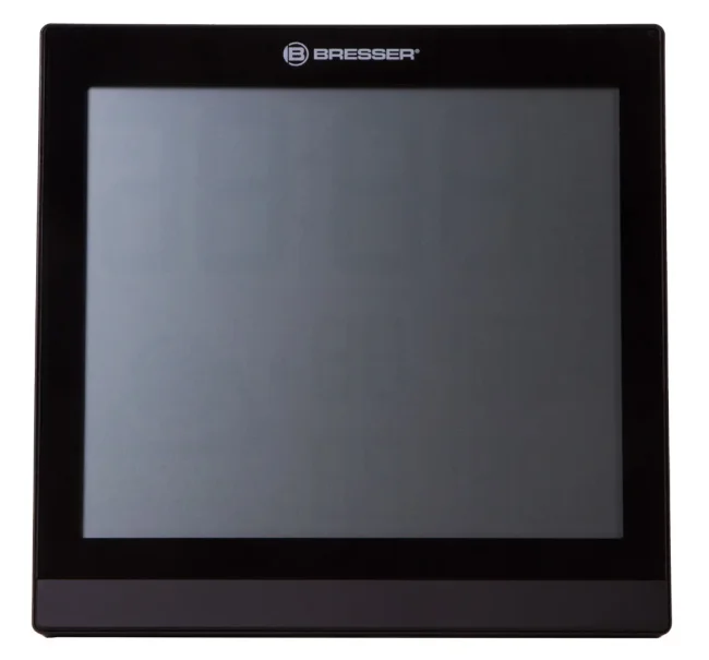 Метеостанция (настенные часы) Bresser TemeoTrend JC LCD с радиоуправлением, черная