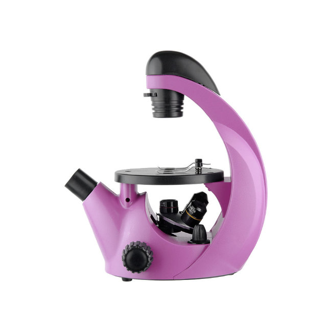 Микроскоп школьный Микромед Эврика 40х-320х инвертированный (аметист) Микроскоп школьный Микромед Эврика 40х-320х инвертированный (аметист)