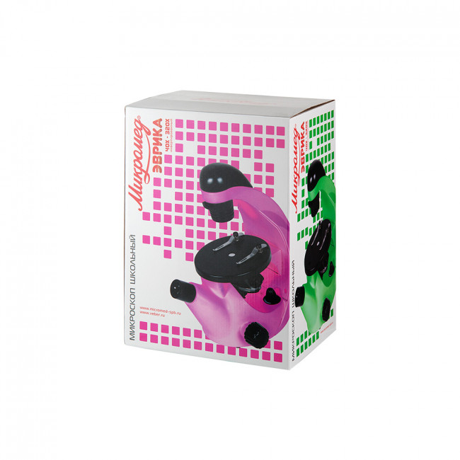 Микроскоп школьный Микромед Эврика 40х-320х инвертированный (аметист) Микроскоп школьный Микромед Эврика 40х-320х инвертированный (аметист)