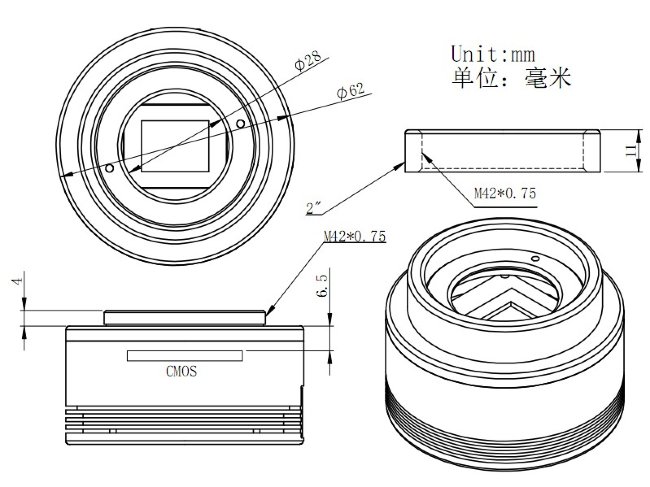 Цифровая камера ZWO ASI1600MM (монохромная)