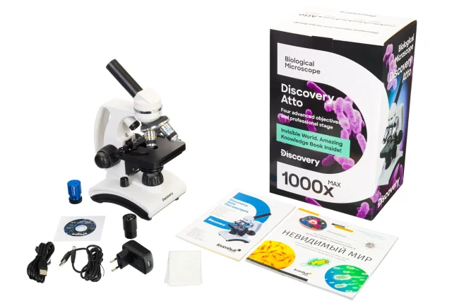 Микроскоп цифровой Discovery Atto Polar с книгой Микроскоп цифровой Discovery Atto Polar с книгой
