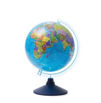 Глобус "День и ночь" с двойной картой, подсветка от батареек