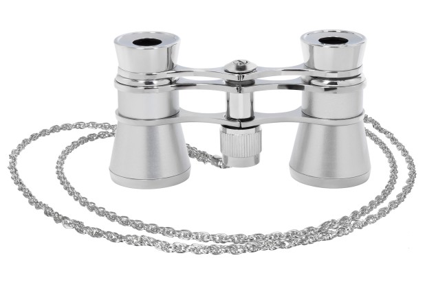 Театральный бинокль Levenhuk Broadway 325B, серебристый