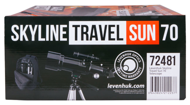 Телескоп Levenhuk Skyline Travel Sun 70 Телескоп Levenhuk Skyline Travel Sun 70