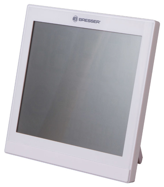 Метеостанция (настенные часы) Bresser TemeoTrend JC LCD с радиоуправлением, белая Метеостанция (настенные часы) Bresser TemeoTrend JC LCD с радиоуправлением, белая