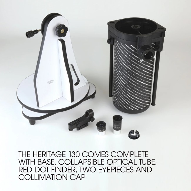 Телескоп Sky-Watcher Dob 130/650 Heritage Retractable, настольный