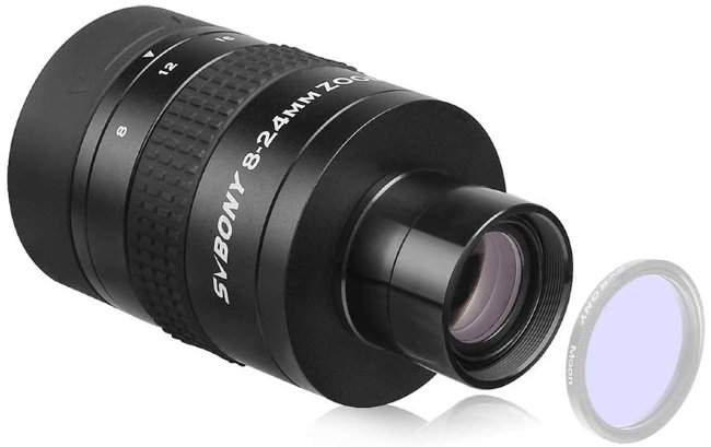 Окуляр-зум SVBONY 8-24 мм, 1,25" (SV171) Окуляр-зум SVBONY 8-24 мм, 1,25" (SV171)