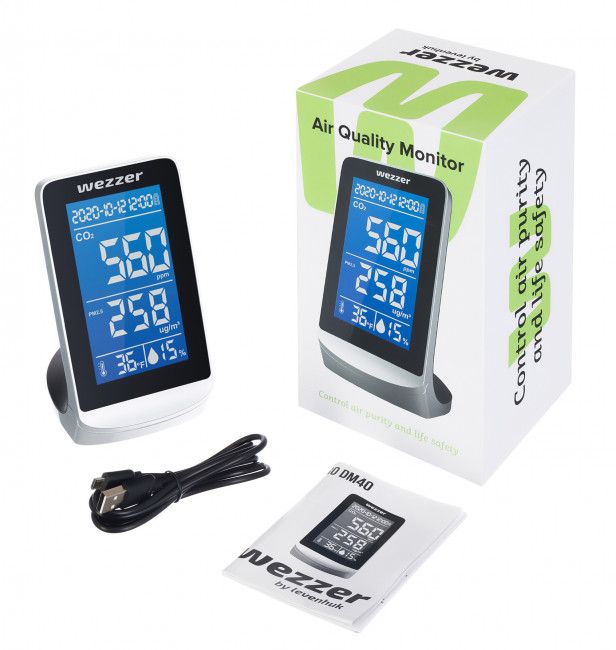 Монитор качества воздуха Levenhuk Wezzer Air PRO DM40