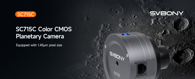 Астрономическая камера SVBONY 8,3 Мпикс USB3.0 (SC715C) Астрономическая камера SVBONY 8,3 Мпикс USB3.0 (SC715C)
